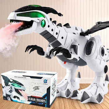 

Swing Dinosaur Kids Spray Electric Toy Boy Light Robot Machine Sound Gifts
