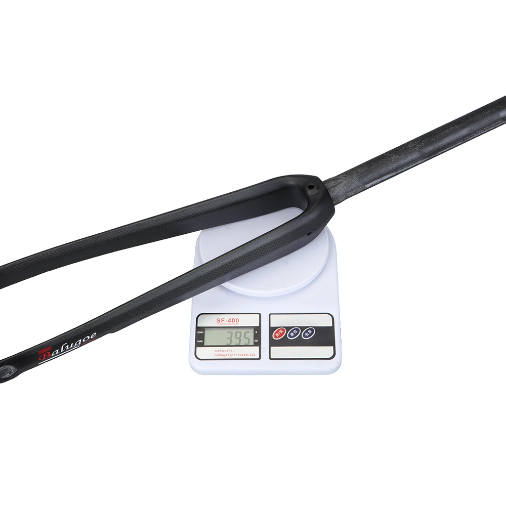 Fourche Avant Carbone Pour Vélo Route 700C, Pivot 28,6 Mm 1-1/8, Finition 3K Brillant