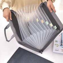 13 карманов, А4, Портативная сумка для органов, водонепроницаемая сумка, Студенческая тестовая папка для документов, бизнес-офисная многослойная Папка Deli 72560