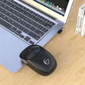 

YWYT 2.4G Wireless Mouse Rechargeable Charging Ultra-Thin Silent Mouse Mute Office Notebook Mice Opto-Electronic for Home Office