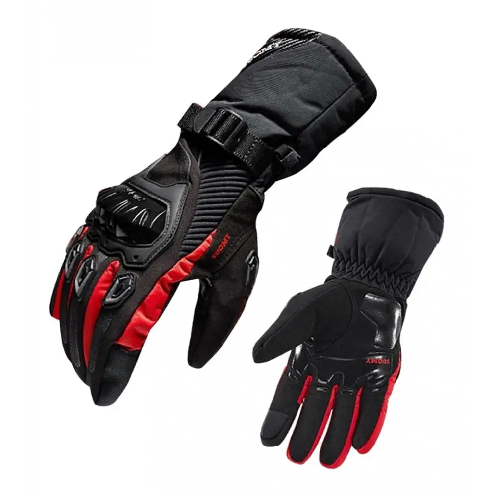 1 Pair Motorcycle Gloves Men 100% Waterproof Windproof Winter Gant Moto Gloves Touch Screen Guantes Moto Motorbike Warm Glooves