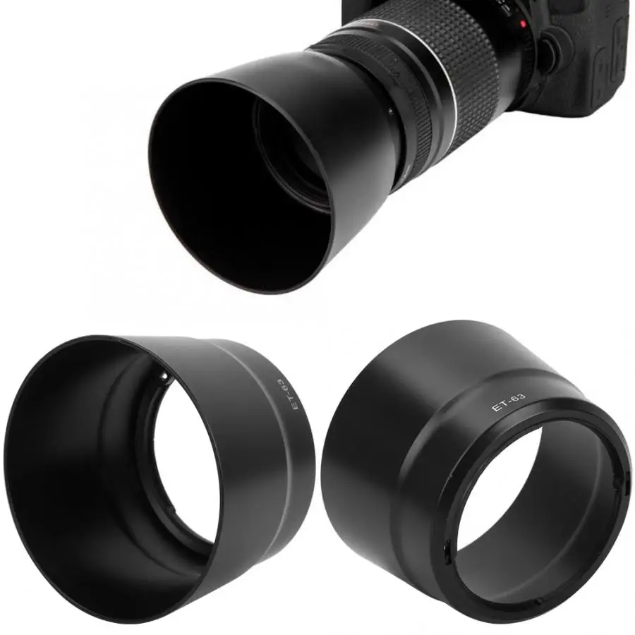 ET-63 бленда для объектива камеры 58 мм для Canon EF-S 55-250 мм F/4-5,6 IS STM Бленда Объектива dslr len