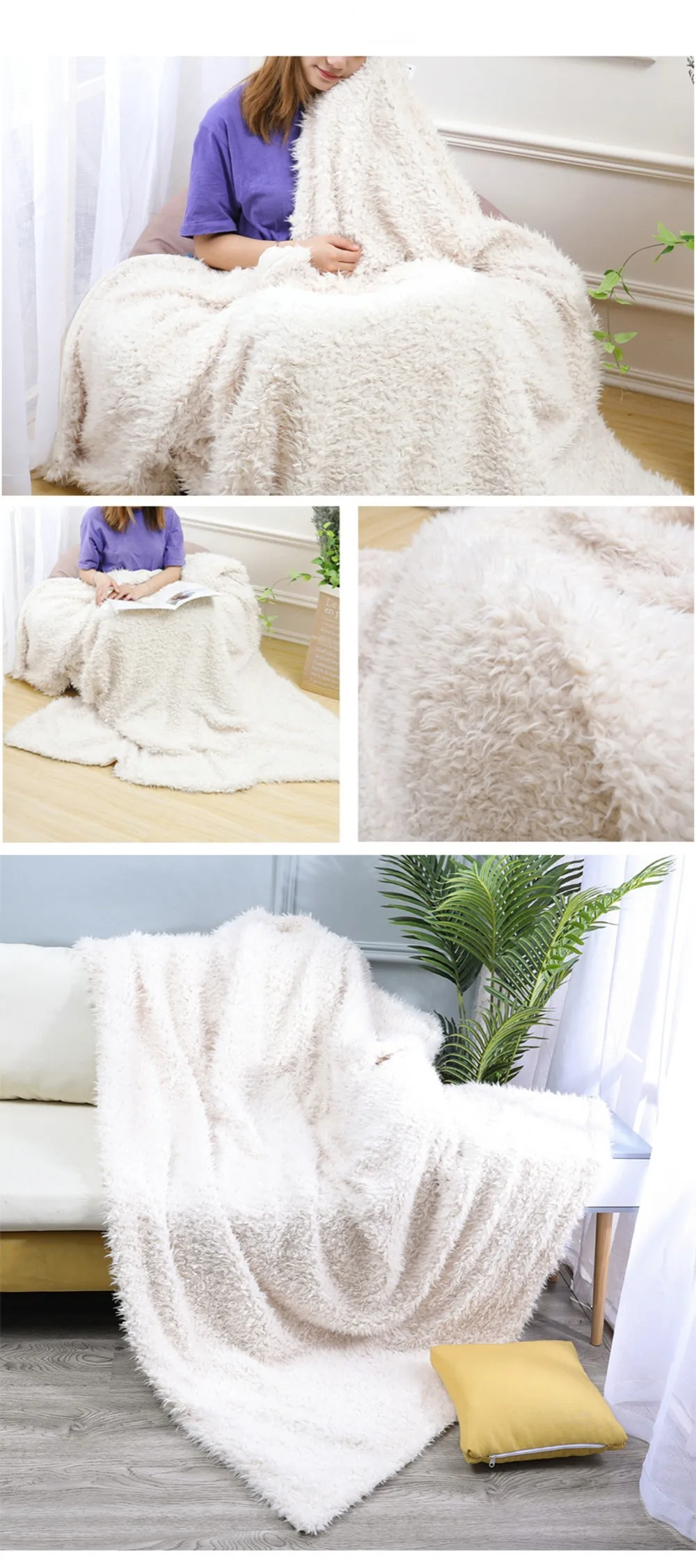 Супер мягкое одеяло длинное бархатное одеяло PV бархатное одеяло теплое элегантное уютное одеяло кровать диван одеяло s подарок