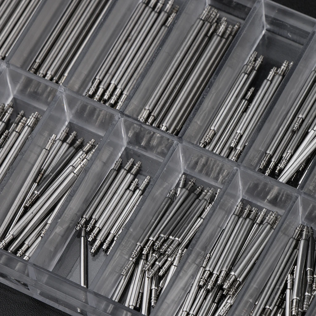 Stainless Steel 8-25mm Watch Band Strap Spring/Split Bars Link Pins Kit Tool for Watchmakers & Watch Enthusiast