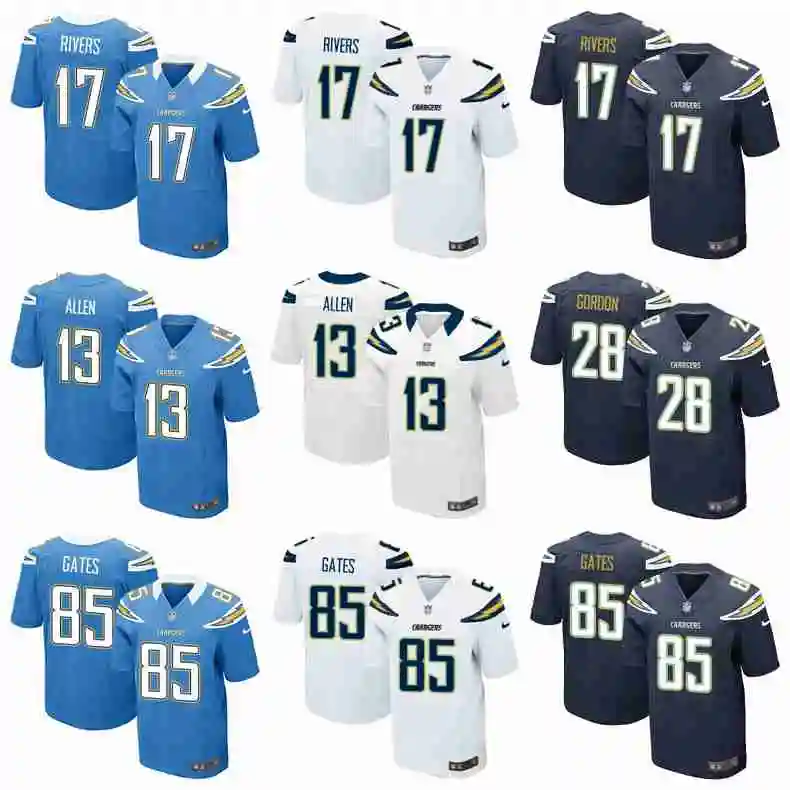 Стилизованный, Лос-Анжелес Антону Гейтс Филип Риверс Мелвин Гордон для молодежных детей Джерси