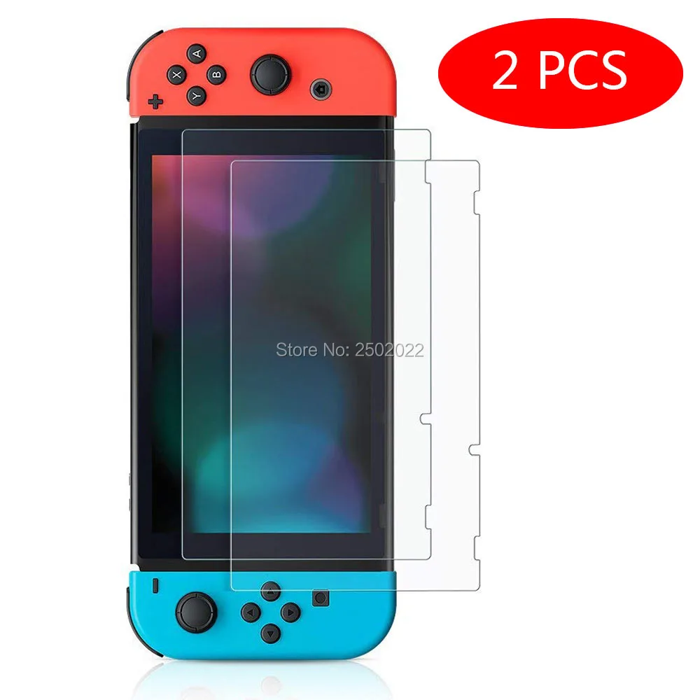 2 шт. Защитные пленки из закаленного стекла для Nintendo s Switch Защитная пленка Screen
