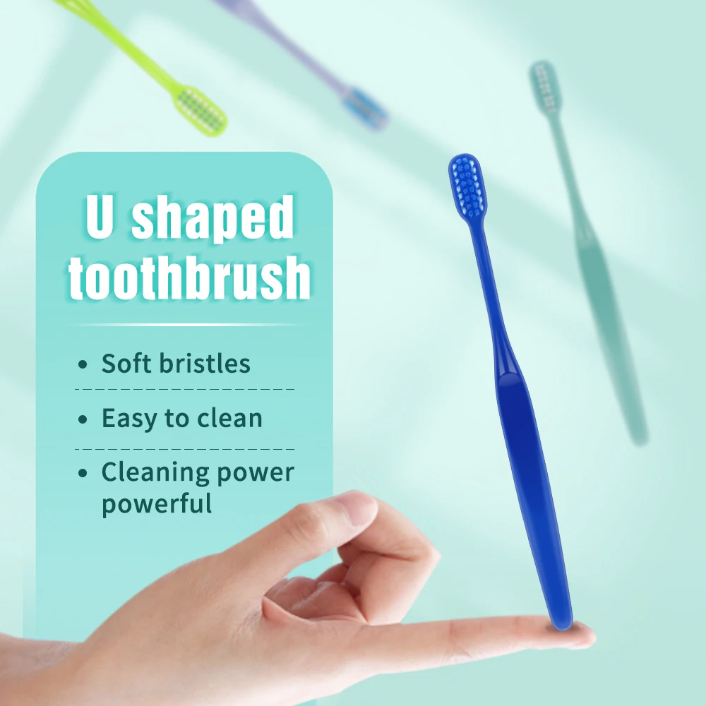 2021 New Arrival Ykelin Ushaped Orthodontic Toothbrush Soft Bristle