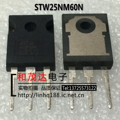 2шт/STW25NM60N W25NM60N FET 600V 21A TO-247