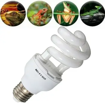 

26W 13W Compact Reptile UVB Bulb 5.0/10.0 Fluorescent Lamp­ Compact Light Terrarium Reptile Care Ultraviolet Lamp