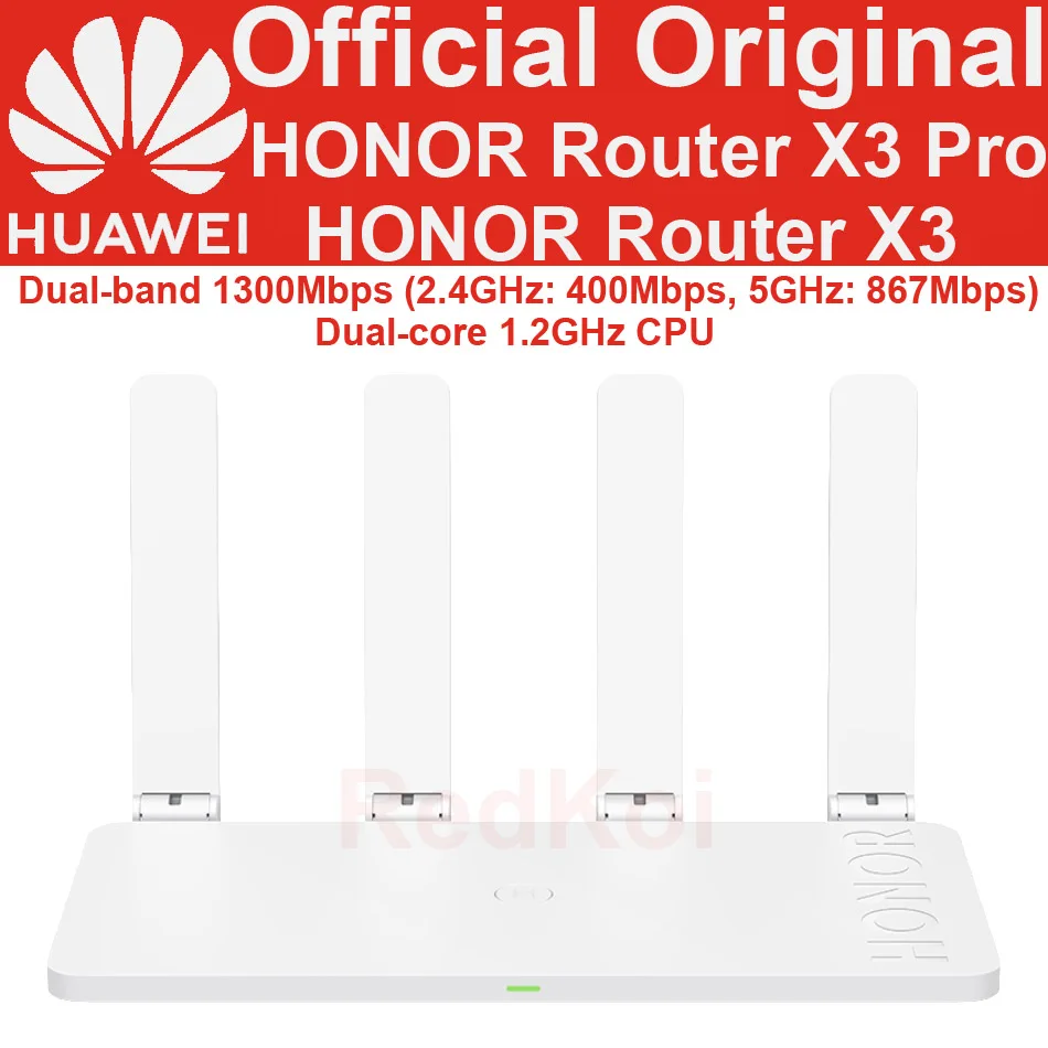 Оригинальный Huawei HONOR Router X3 Pro WiFi Двухъядерный 1300 Мбит/с 2 4 ГГц 5 двухдиапазонный