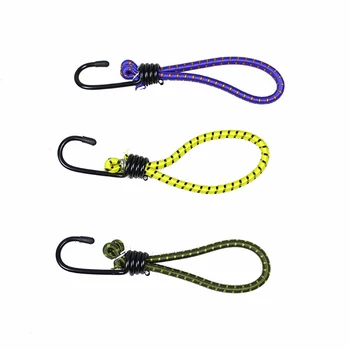 

2Pcs Random Color Outdoor Camping Tent Elastic Rope Buckle Hook Fixed Bundle Straps Camping Accessories