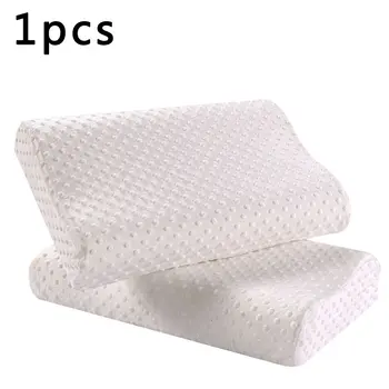 

Orthopedic Pillow Latex Neck Pillow Fiber Slow Rebound Soft Massager Health Care Memory Foam Polyester Cotton Solid Rectangle