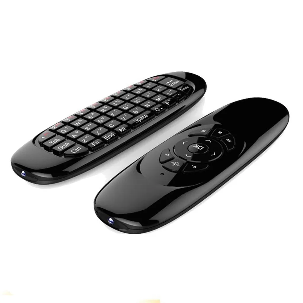 Ouhaobin для c120 2,4G Беспроводная двухсторонняя мультимедийная клавиатура мини Air mouse Клавиатура Пульт дистанционного управления для Smart tv мини ПК