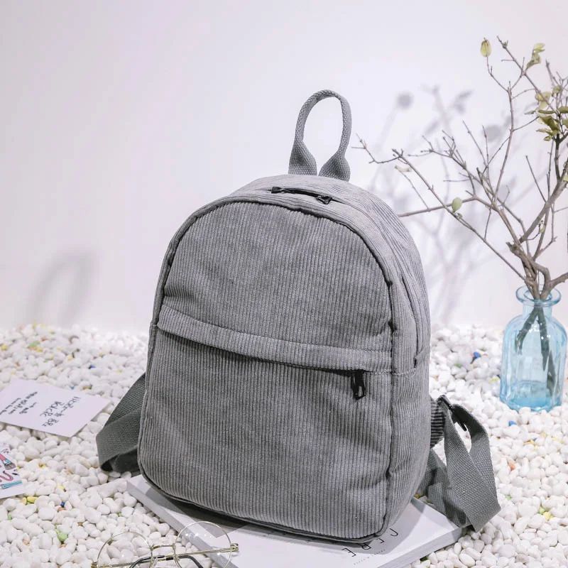 Women Backpack Youth Small Solid Casual Backpacks Students School Bag Teenage Girls Vintage Laptop Bags Rucksack Mochila
