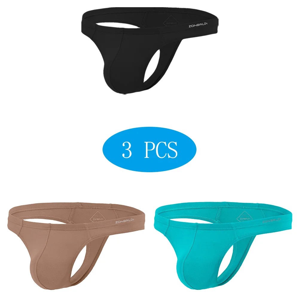 Underwear Men Panties Jockstrap-Pouch Thongs Sexy Briefs  Men's Multicolor Combination