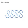 4Pcs blue L