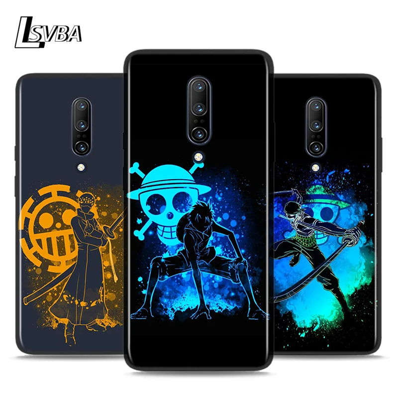 Черный силиконовый чехол для OnePlus 8 Pro Shell One Piece Anime 5T 6T 7T 7 Чехол Для