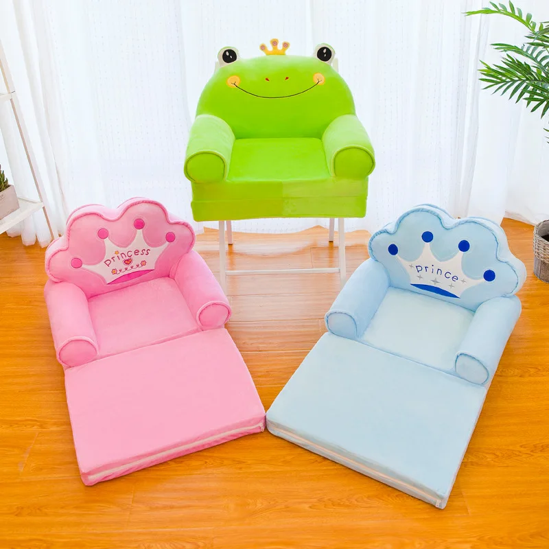 

Children Beanbag Cool Tatami Sofa Fabric Multi-functional Folding Lazy Club Chairs