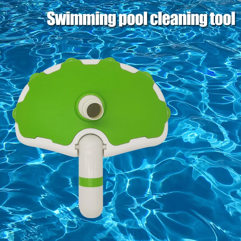 Vacuum Head Brush Cleaner Floating Objects Cleaning Tool for Swimming Pools Spa E2S