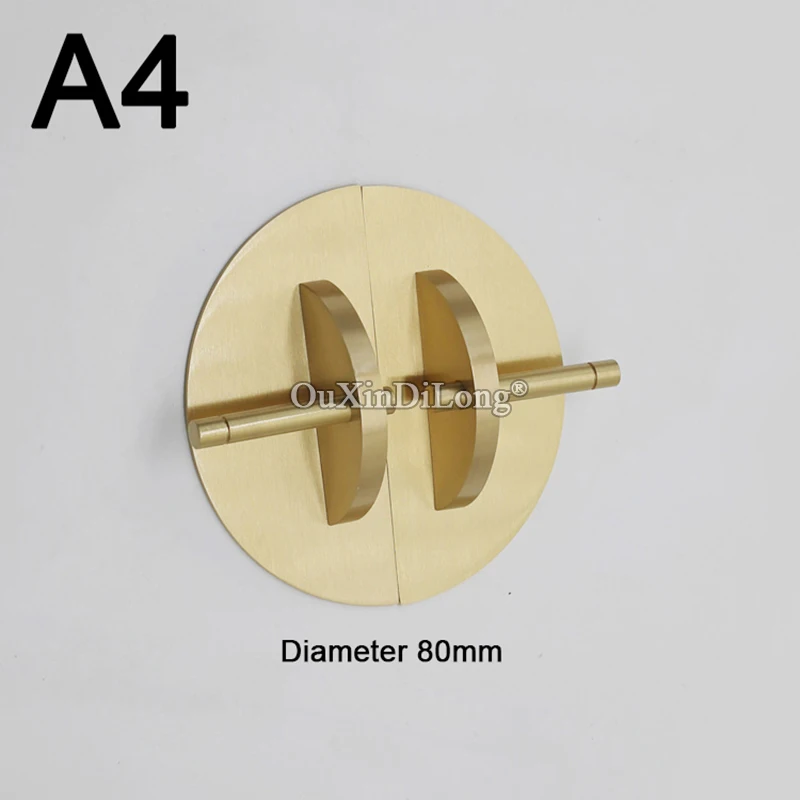 10PCS or 5Pairs European Pure Brass Kitchen Cabinet Door Handles Cupboard Wardrobe Drawer TV Cabinet Pulls Handles& Knobs - Цвет: 5Pairs A4