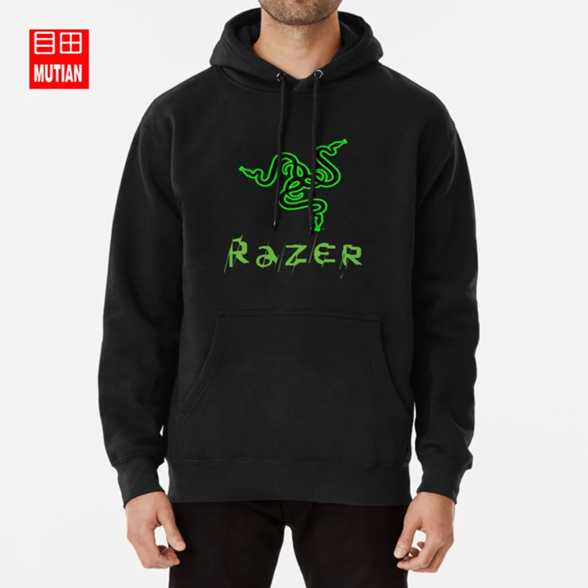 Толстовка с капюшоном и логотипом Razer игровой компьютер razer|Толстовки свитшоты| |