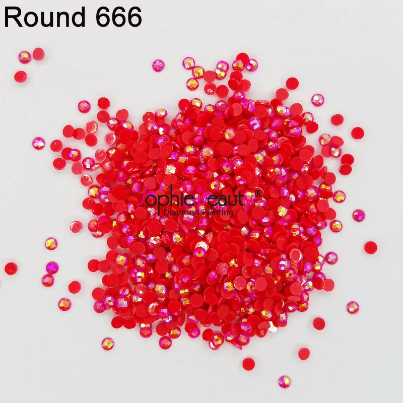 New AB Stone 2.8mm Colorful Round Drills Diamond Painting Embroidery Painting Mosaic diamond painting diamond painting accessories