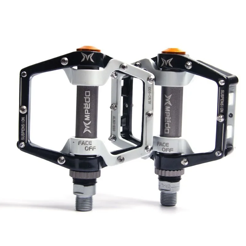

Mpeda Bicycle Bearing Pedal Board Fixed Gear Bearing Mountain Ultra-Light Aluminium Alloy Anti-slip Bearing Pedal