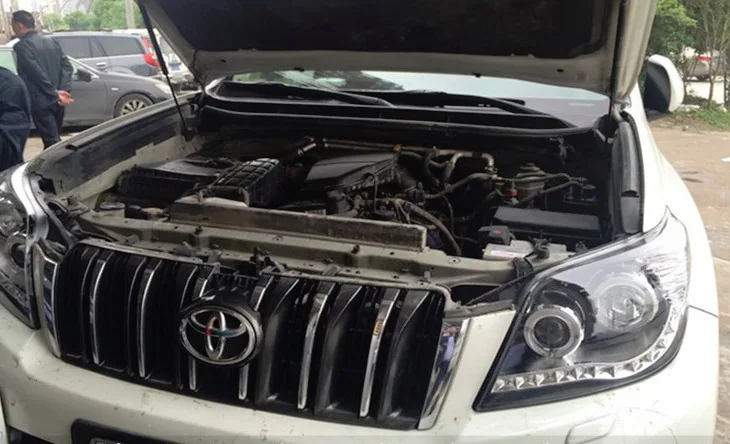 Головной фонарь для Toyota Prado 2010-2013 LC150 фары Противотуманные фары Дневные ходовые огни DRL H7 светодиодный Биксеноновая лампа автомобильные аксессуары