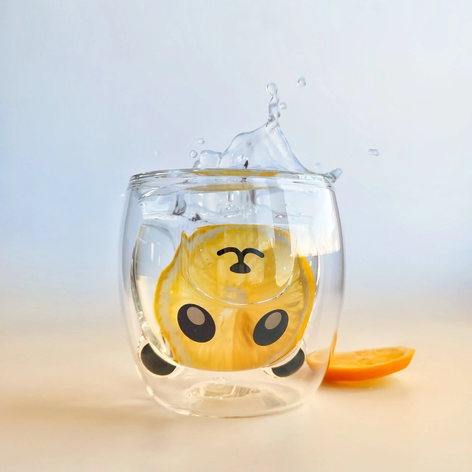 Panda Cute Mugs Vacuum Insulated Double Walled Glass Cups for Bear Wine Tea Milk Juice 8oz 