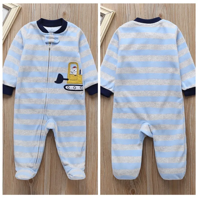 Romper Footies Baby Boys Girls Long Sleeve Cotton Cute Cartoon Jumpsuit Spring And Autumn
