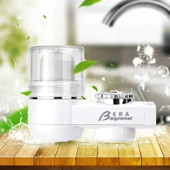 

Portable Effective Ceramic Faucet Filter Tap Water Purifier Easy Assembly Tap Cleaner Water Clean Purifier