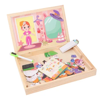 

1 Set of Wooden Kids Puzzle Baby Early Educational Toys for Learning Learning