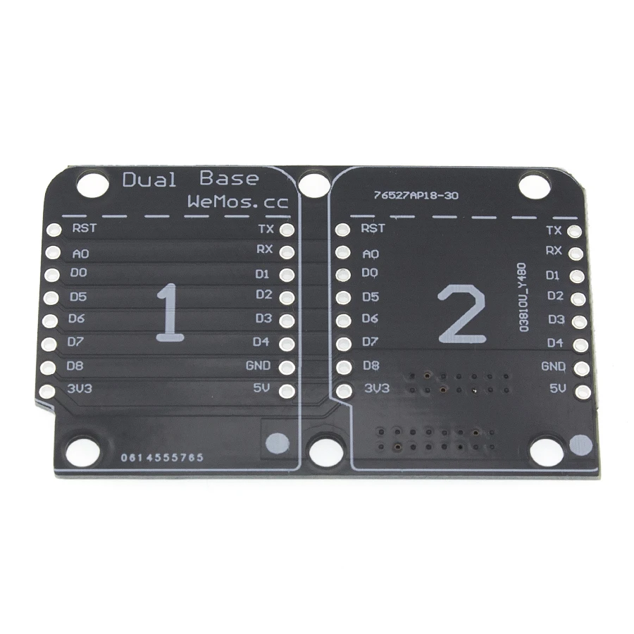 Двойной разъем двойное основание щит для WeMos D1 Mini NodeMCU ESP8266 Diy PCB Плата