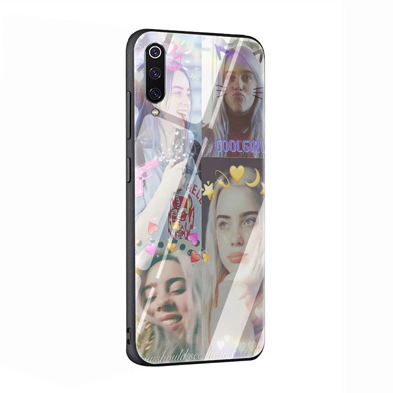 G7 EWAU певица звезда Billie Eilish чехол из закаленного стекла для телефона для Xiaomi 5X6X8 Lite 9 A1 A2 F1 Redmi 4X 6A Примечание 5 6 7 pro - Цвет: G7