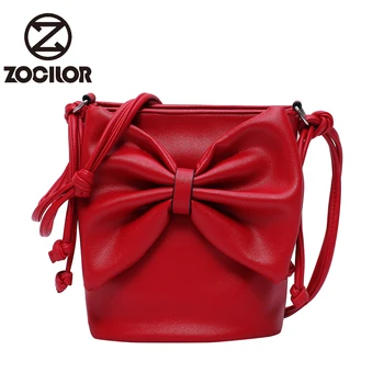 

Fashion Bow small Women Bag soft Leather Handbags PU Shoulder Bag Retro Crossbody Bags for Women Messenger Bags