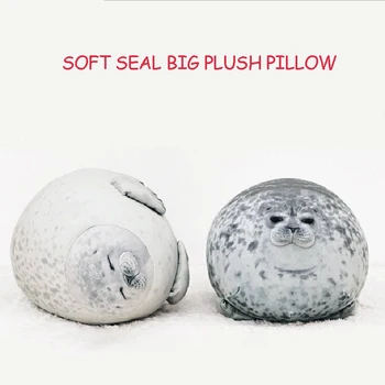 

30-80cm Soft Sea Lion Plush Toys Sea World Animal Seal Plush Stuffed Doll Baby Sleeping Pillow Kids Girls Gifts