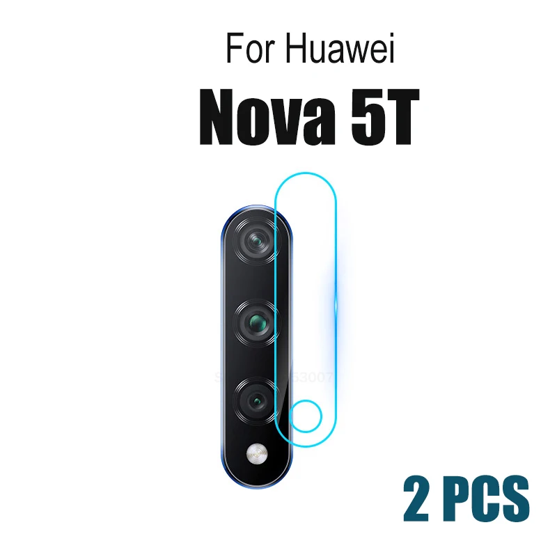 2 pcs Camera Lens 2 в 1 закаленное стекло+ стекло для объектива камеры для huawei Nova 5 T 6,26 дюйма 5 T защитный стеклянный чехол для объектива камеры для huawei Nova 5 T - Цвет: 2 pcs Camera Lens