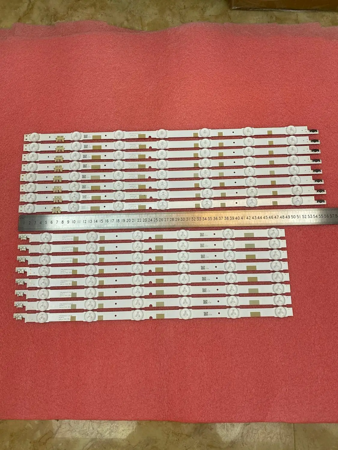 16 PCS LED backlight strip for Samsung UE50JU6800 UE50JU6850 UE50JU6800K UA50JS7200 UE50JU6870 UN50JS7200 UA50JS7200 UE50JS7200