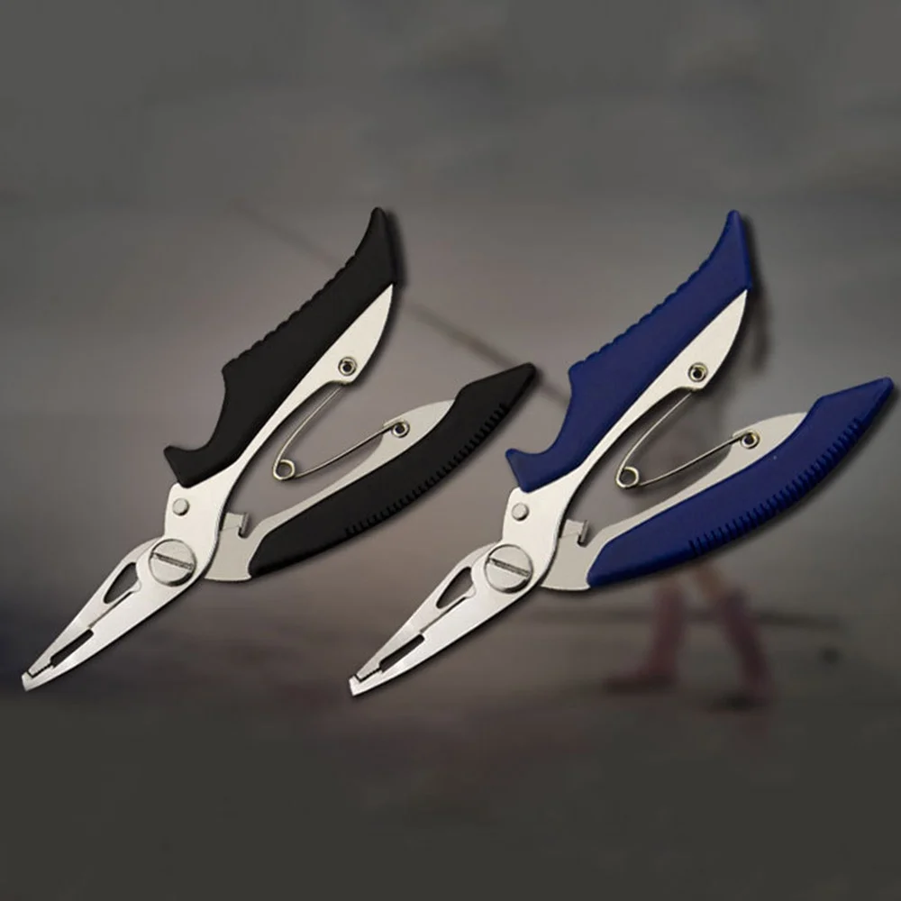 

Stainless Steel Fishing Pliers Scissors Hook Remove Line Cutter Tackle Tool
