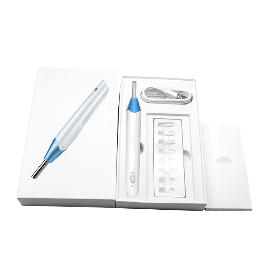 

WiFi Earwax Cleaning Tool HD 720P Visual LED Lights Ear Spoon Earpick Ear Cleaner for Smartphones, Tablets