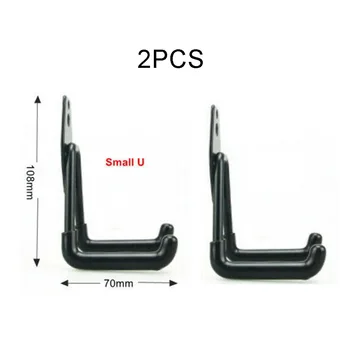 

2PCS Garage Storage Wall Mounted Hooks Utility Heavy Duty Home Tools Brackets U Type J Type Iron Hooks Garage Organizer