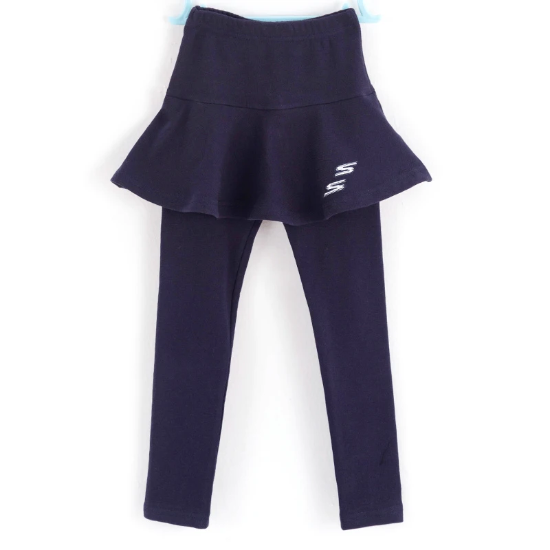 Г. Штаны для девочек обтягивающие детские леггинсы одежда для детей осенние хлопковые леггинсы юбка-брюки для маленьких девочек, высокое качество, От 2 до 8 лет - Цвет: A5-skirt-pants