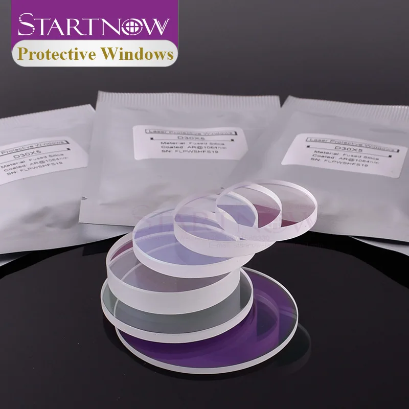 Startnow 1064nm Fiber Han’s Laser Head Protective Lens 42x4mm Cutting Machine Protection Lenses 40*2 6KW 40x3 40*5 Protect Lens