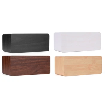 

Wooden LED Alarm Clock with Qi Wireless Charging Pad Sound Control Charger