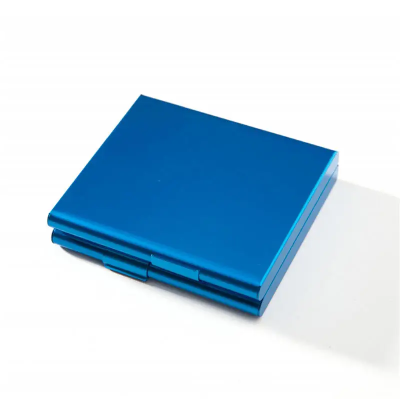Алюминиевый металлический Карманный портсигар коробка для хранения 20 сигарет женщин пустые портсигары коробки контейнера