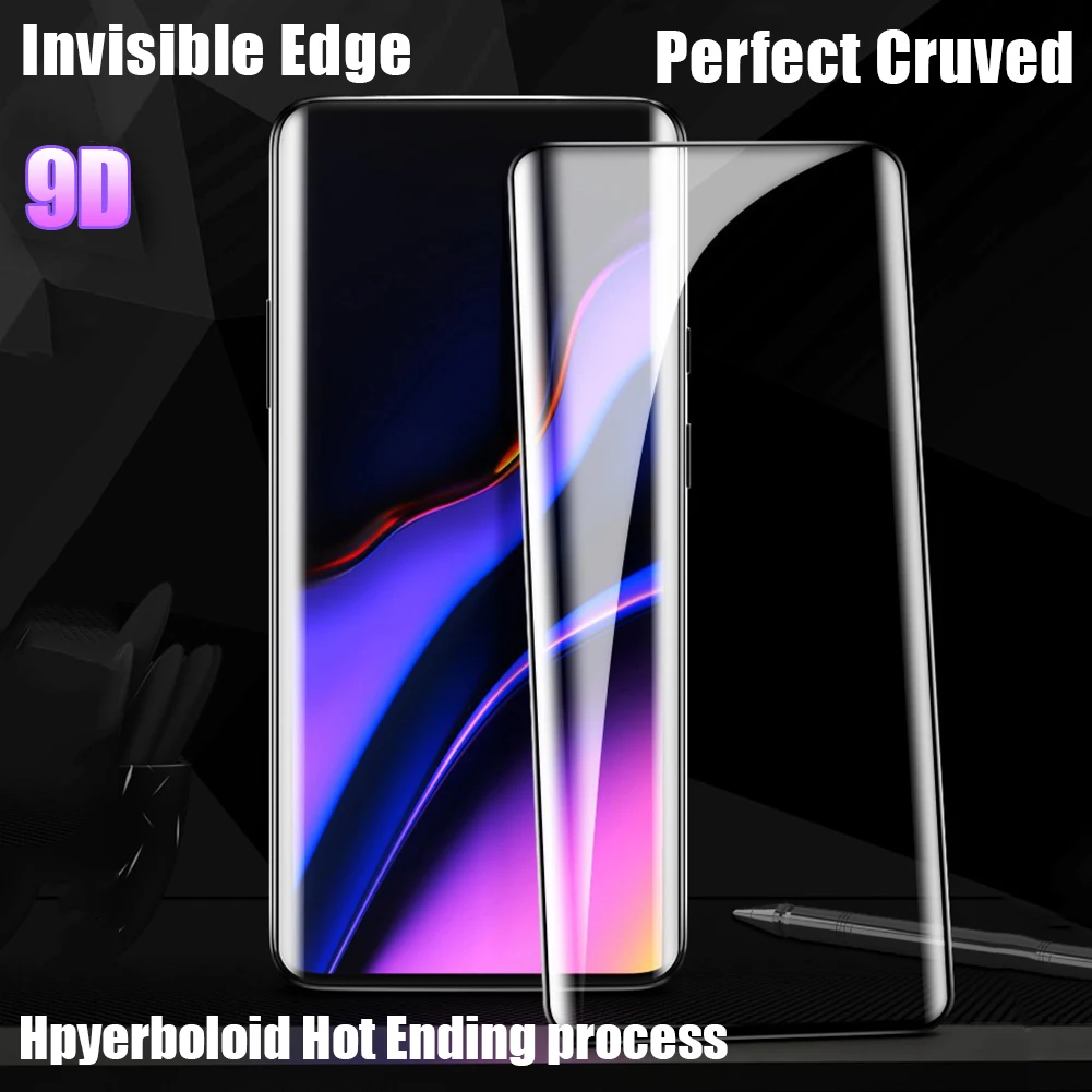 3D полное изогнутое стекло защитная пленка для OnePlus 7 Pro Полное покрытие HD