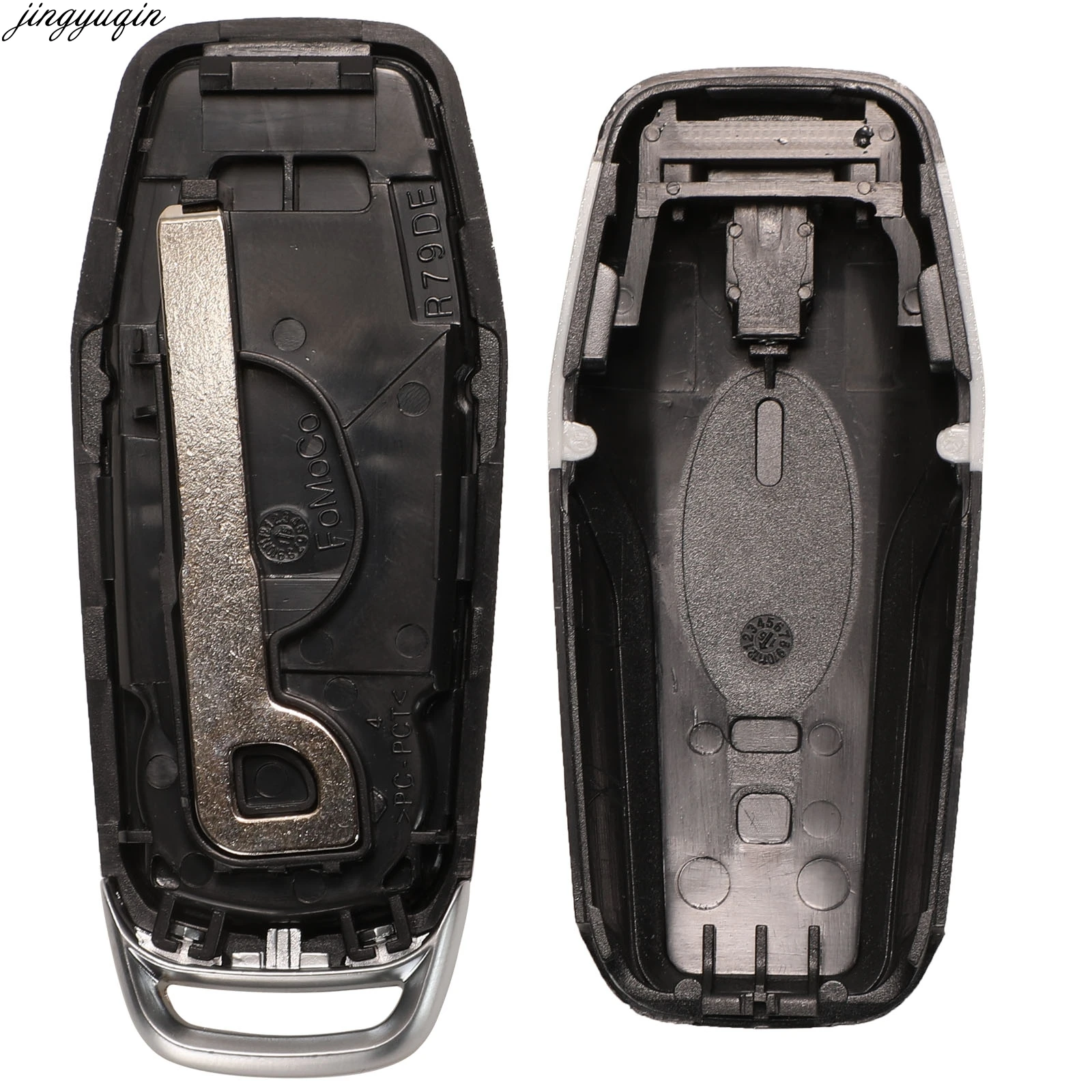 Smart Car Key Case Shell Remote 3/4/5 Buttons Uncut Blade For Ford Mustang Edge Explorer Fusion Kuka Mondeo
