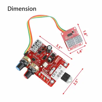 

1pc Display Controller Board DIY Accessory Welder Machine Time Control