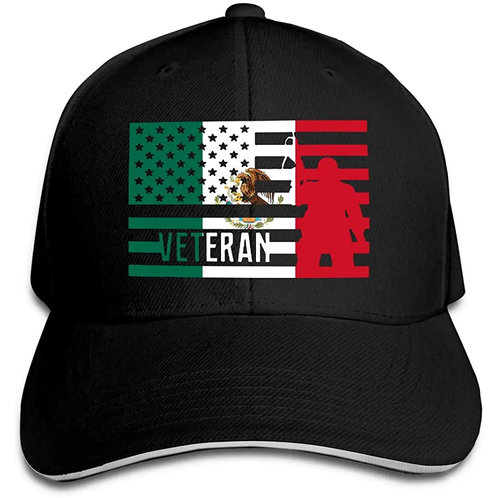Мужская и женская Ветеран Американский Мексиканский Флаг дальнобойщиков Кепка s бейсбольная кепка