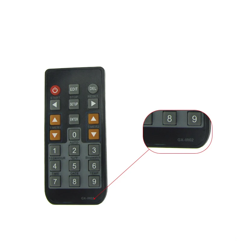 GX-IR02 GX-IR03 GX-IR05 Remote Control For Gym Timer And Multi-functional Clock 4